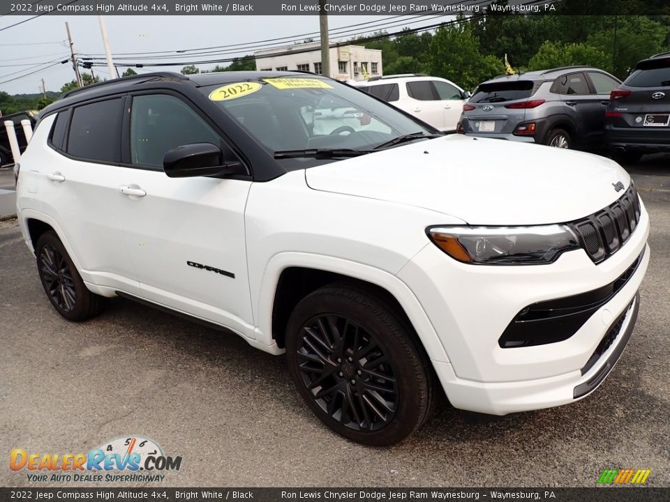 2022 Jeep Compass High Altitude 4x4 Bright White / Black Photo #8