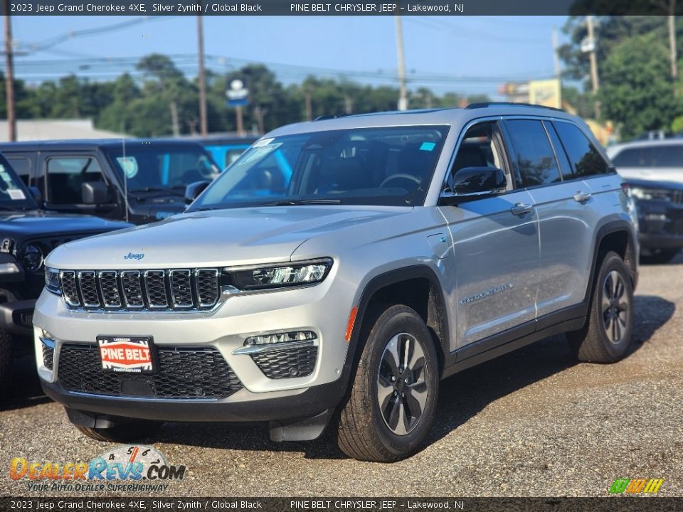 2023 Jeep Grand Cherokee 4XE Silver Zynith / Global Black Photo #1