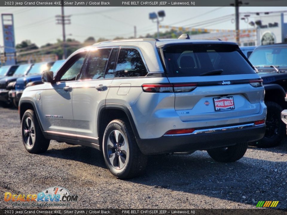 2023 Jeep Grand Cherokee 4XE Silver Zynith / Global Black Photo #4