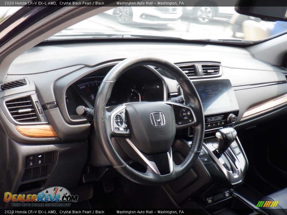 2020 Honda CR-V EX-L AWD Crystal Black Pearl / Black Photo #9