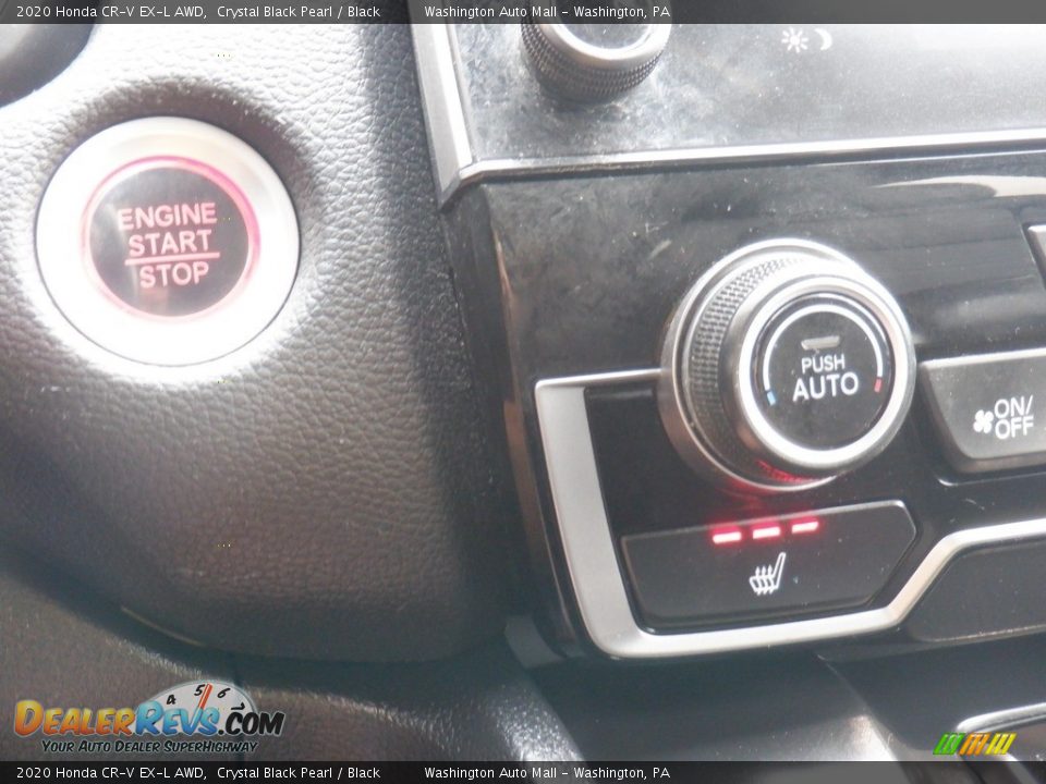 2020 Honda CR-V EX-L AWD Crystal Black Pearl / Black Photo #16