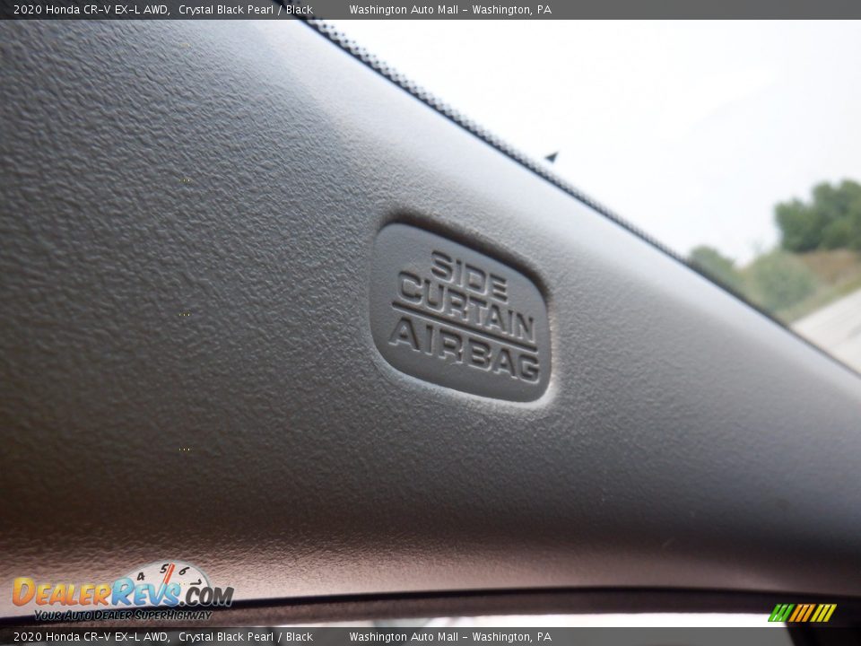 2020 Honda CR-V EX-L AWD Crystal Black Pearl / Black Photo #22