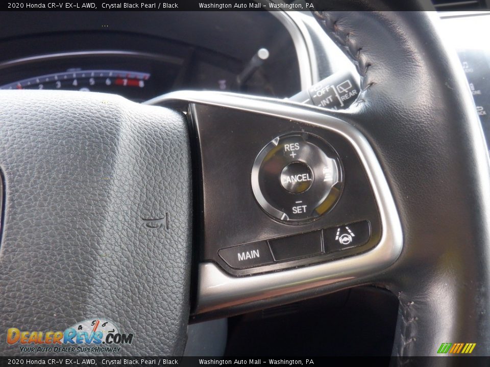 2020 Honda CR-V EX-L AWD Crystal Black Pearl / Black Photo #26
