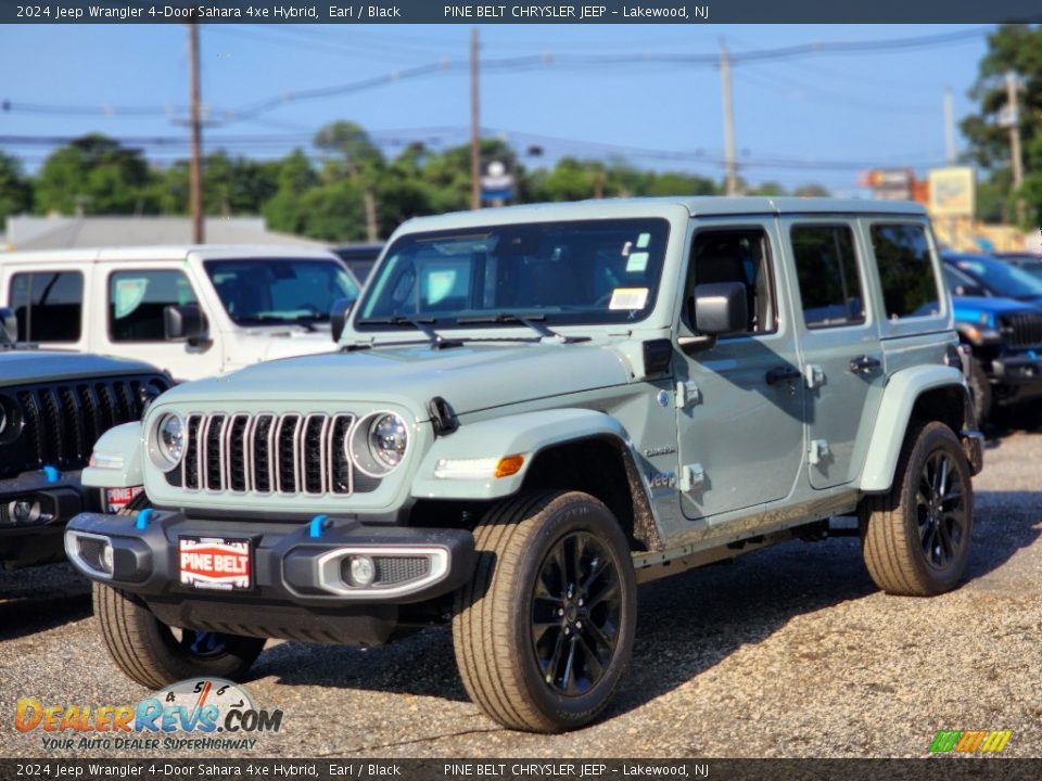 2024 Jeep Wrangler 4-Door Sahara 4xe Hybrid Earl / Black Photo #1