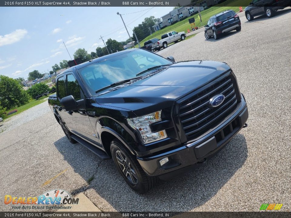 2016 Ford F150 XLT SuperCrew 4x4 Shadow Black / Black Photo #33