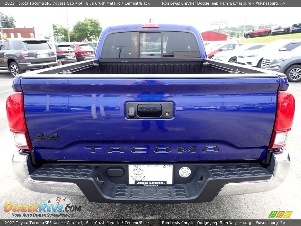 2022 Toyota Tacoma SR5 Access Cab 4x4 Blue Crush Metallic / Cement/Black Photo #4