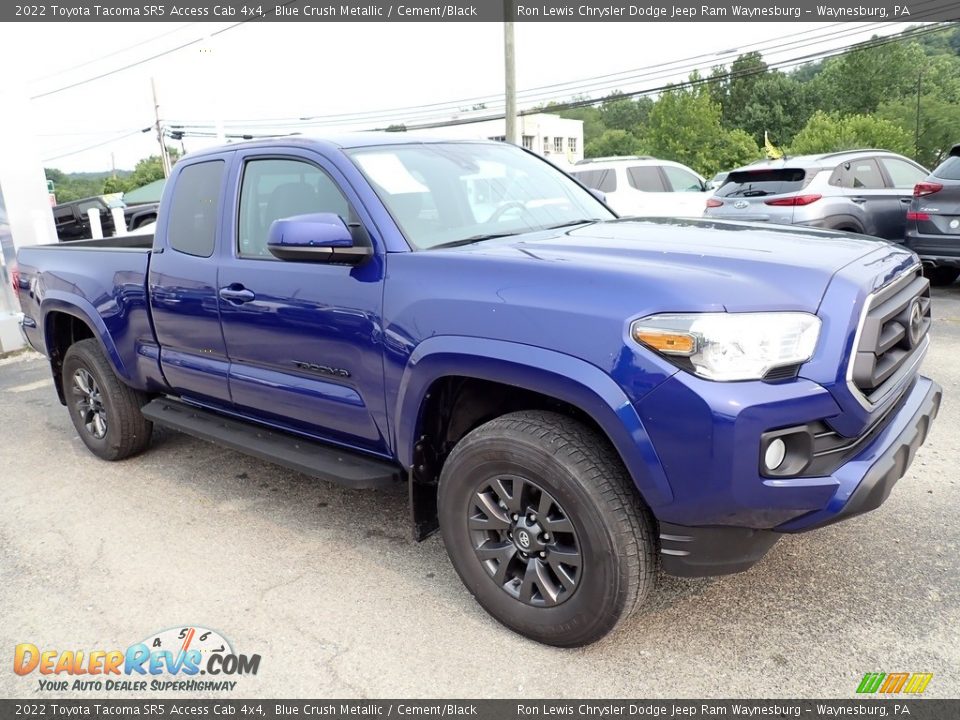 Front 3/4 View of 2022 Toyota Tacoma SR5 Access Cab 4x4 Photo #7