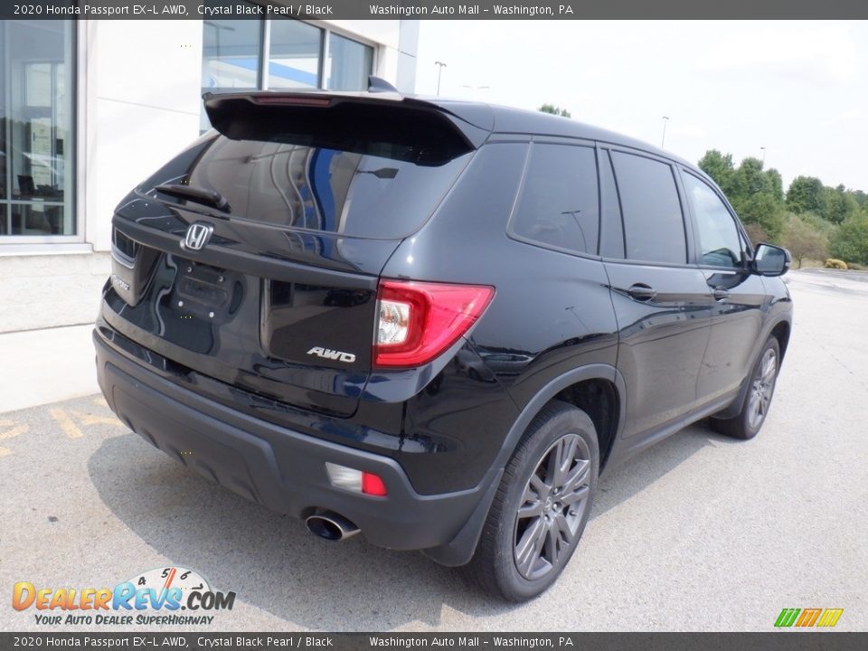 2020 Honda Passport EX-L AWD Crystal Black Pearl / Black Photo #6