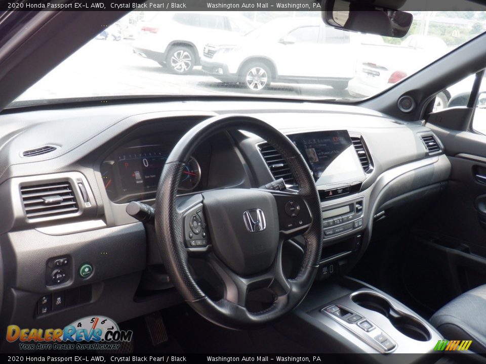 2020 Honda Passport EX-L AWD Crystal Black Pearl / Black Photo #8