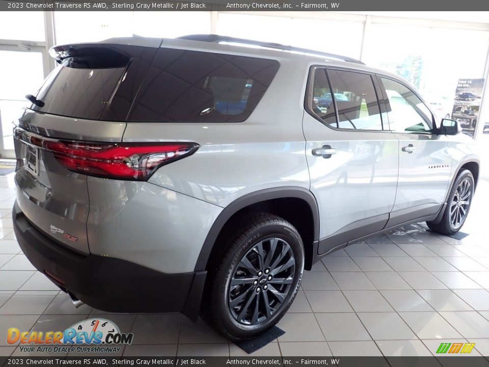 2023 Chevrolet Traverse RS AWD Sterling Gray Metallic / Jet Black Photo #3