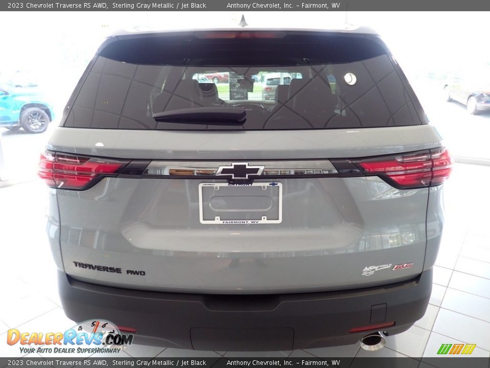 2023 Chevrolet Traverse RS AWD Sterling Gray Metallic / Jet Black Photo #4