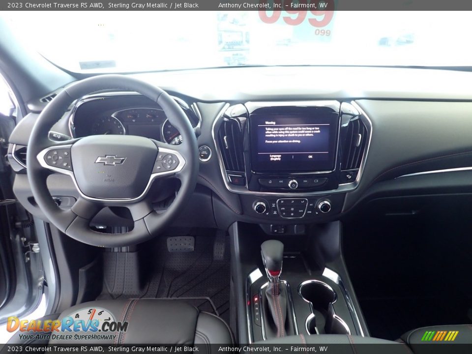 2023 Chevrolet Traverse RS AWD Sterling Gray Metallic / Jet Black Photo #12