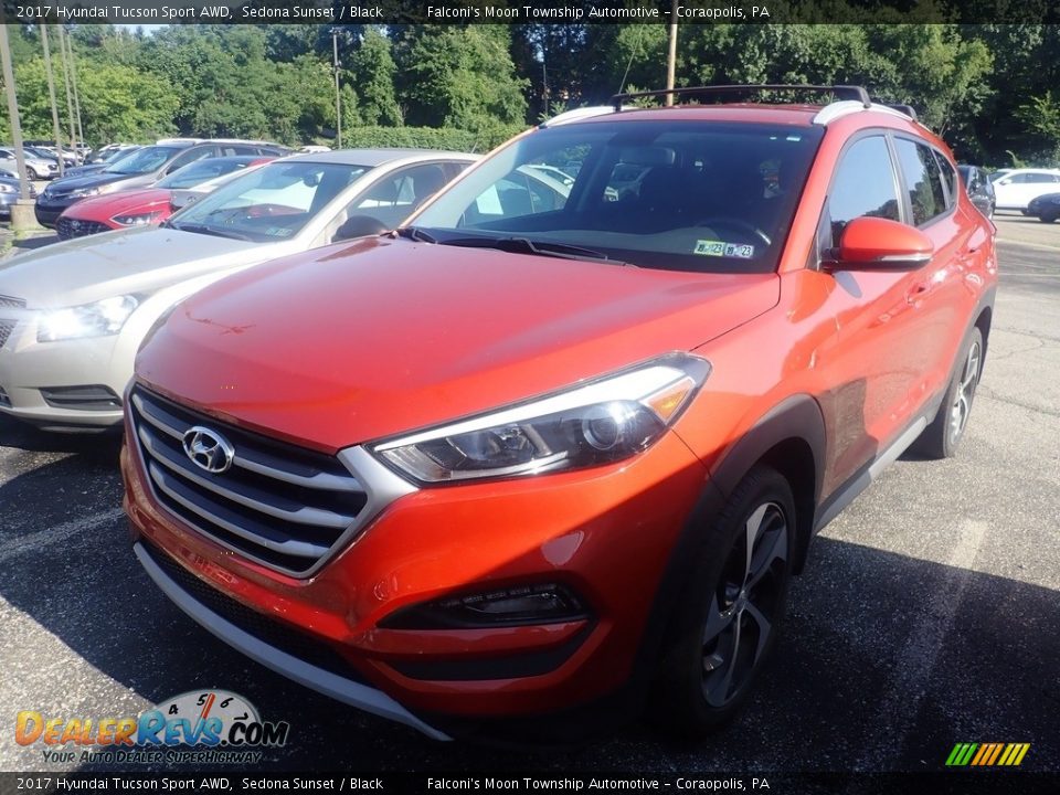 2017 Hyundai Tucson Sport AWD Sedona Sunset / Black Photo #1