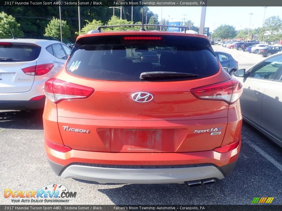 2017 Hyundai Tucson Sport AWD Sedona Sunset / Black Photo #3