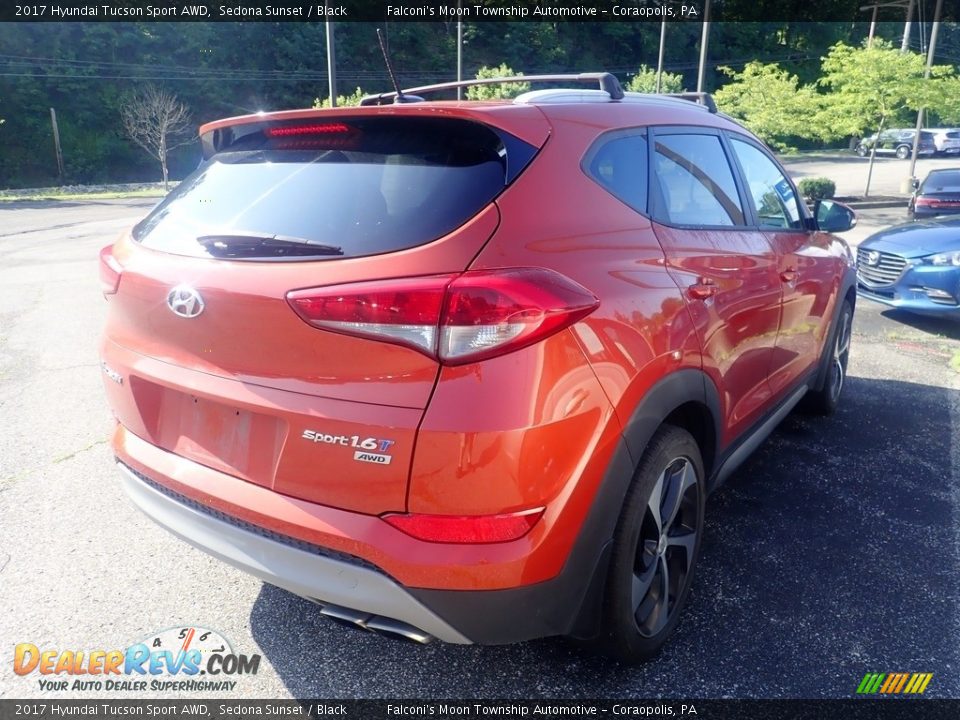 2017 Hyundai Tucson Sport AWD Sedona Sunset / Black Photo #4