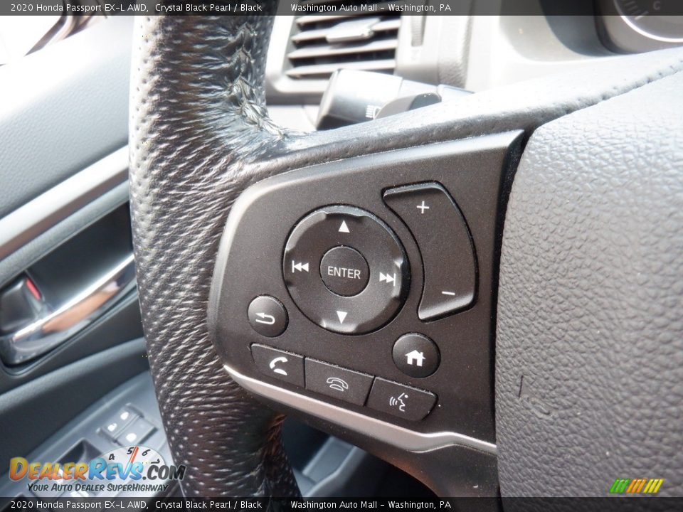 2020 Honda Passport EX-L AWD Crystal Black Pearl / Black Photo #26