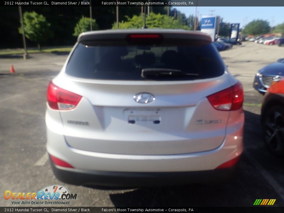 2012 Hyundai Tucson GL Diamond Silver / Black Photo #3