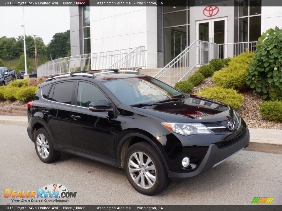 2015 Toyota RAV4 Limited AWD Black / Black Photo #1