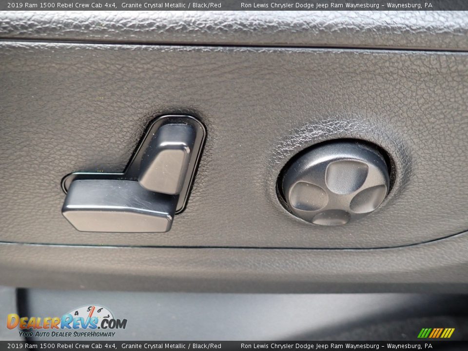 2019 Ram 1500 Rebel Crew Cab 4x4 Granite Crystal Metallic / Black/Red Photo #16