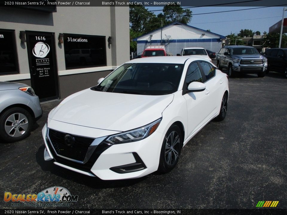 2020 Nissan Sentra SV Fresh Powder / Charcoal Photo #2