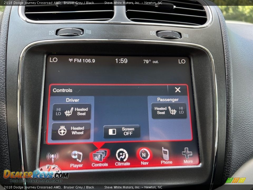 Controls of 2018 Dodge Journey Crossroad AWD Photo #25