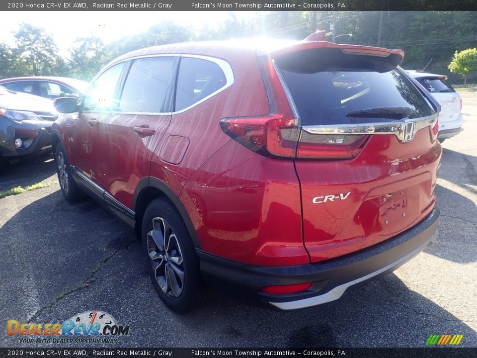 2020 Honda CR-V EX AWD Radiant Red Metallic / Gray Photo #2