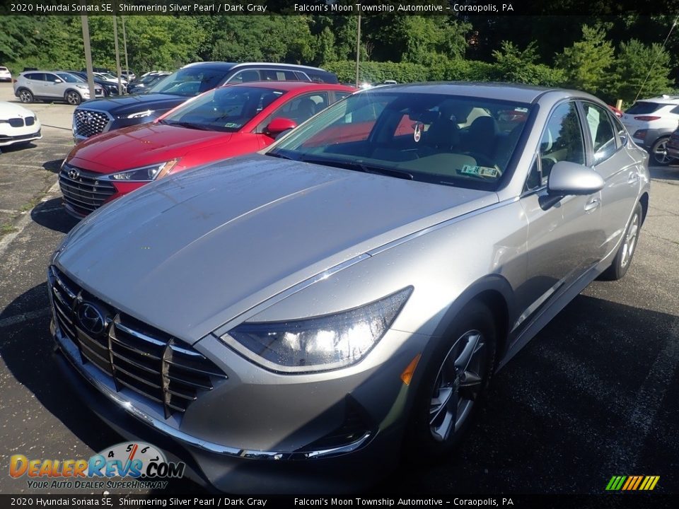 2020 Hyundai Sonata SE Shimmering Silver Pearl / Dark Gray Photo #1
