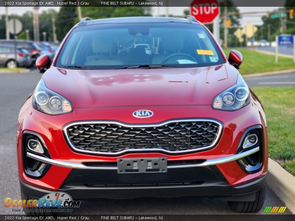 2022 Kia Sportage EX AWD Hyper Red / Gray Photo #2