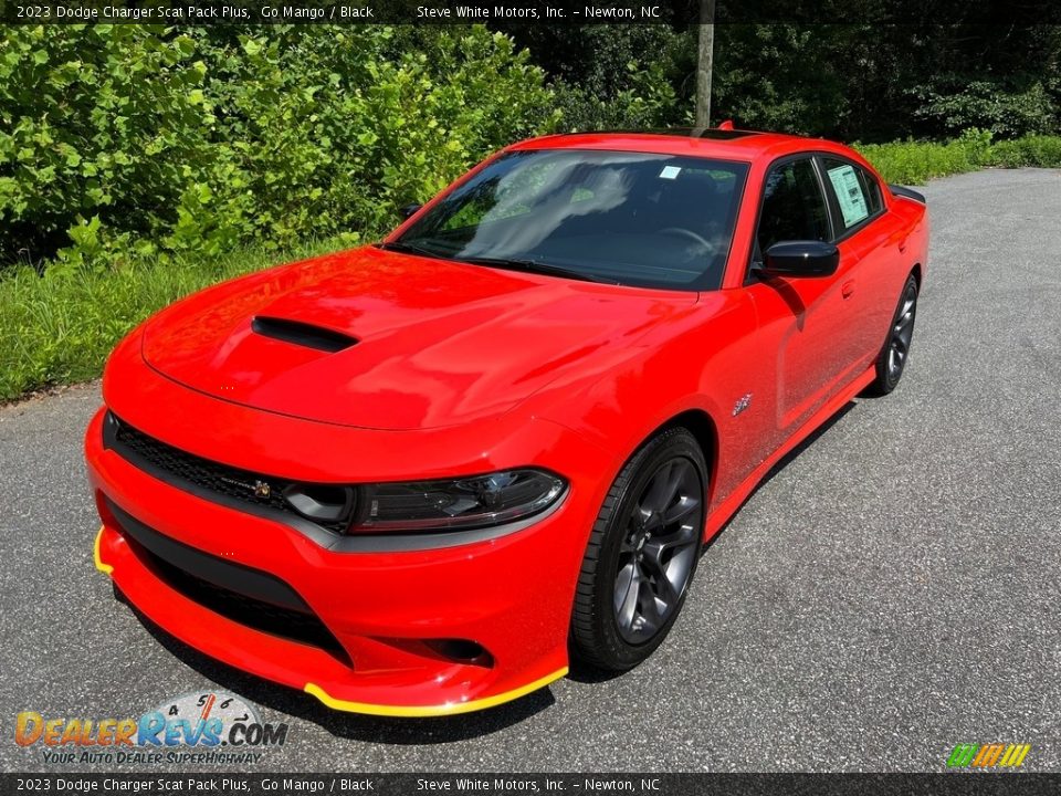 2023 Dodge Charger Scat Pack Plus Go Mango / Black Photo #2