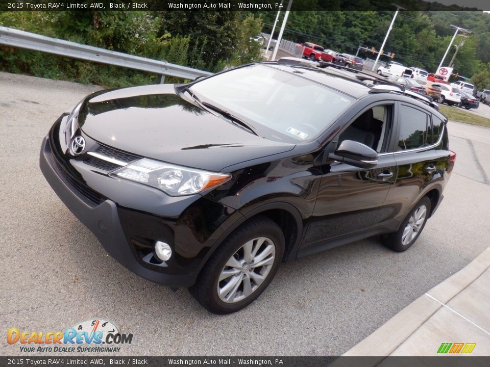 2015 Toyota RAV4 Limited AWD Black / Black Photo #12