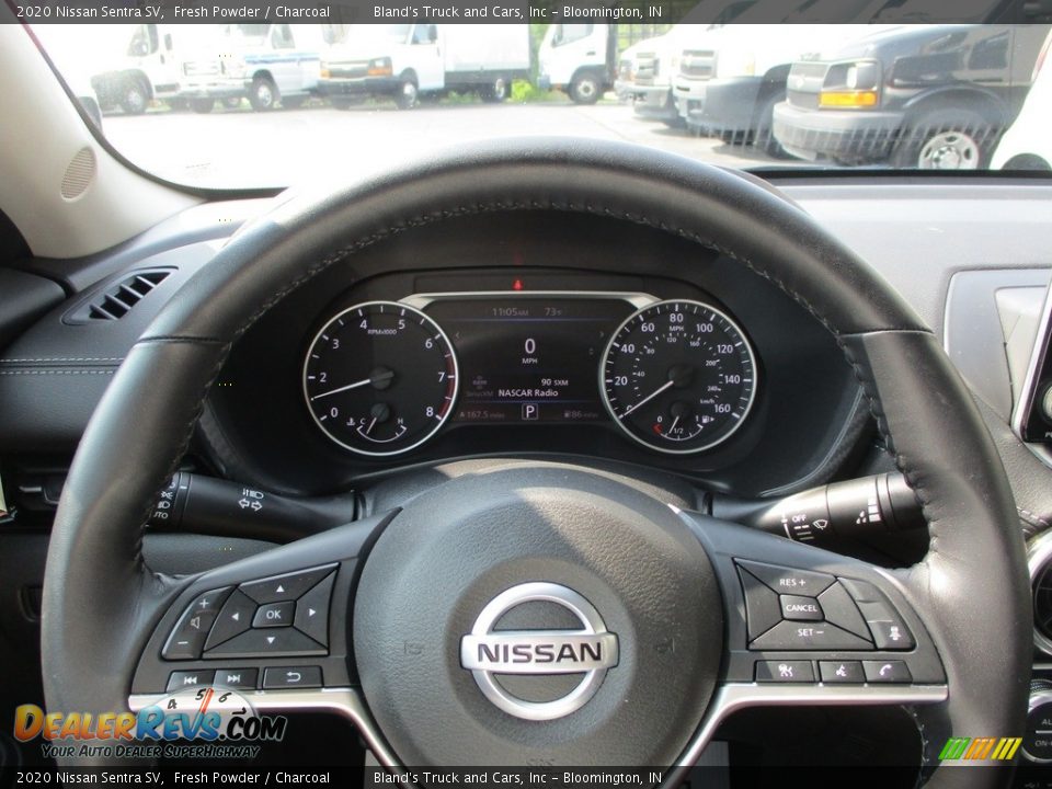 2020 Nissan Sentra SV Fresh Powder / Charcoal Photo #8