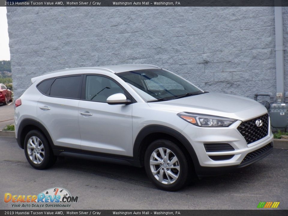 2019 Hyundai Tucson Value AWD Molten Silver / Gray Photo #1