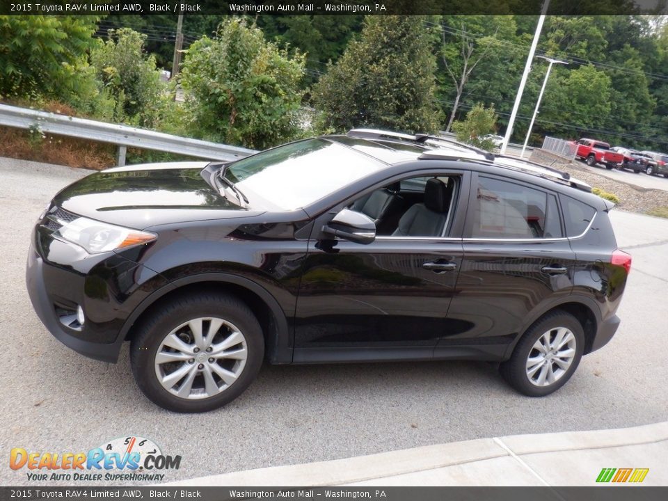 2015 Toyota RAV4 Limited AWD Black / Black Photo #13