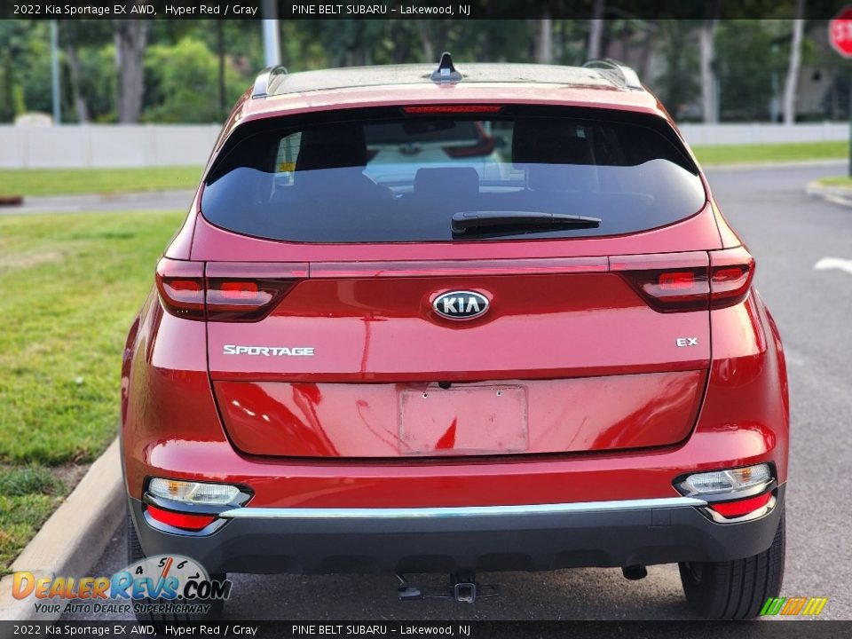 2022 Kia Sportage EX AWD Hyper Red / Gray Photo #4