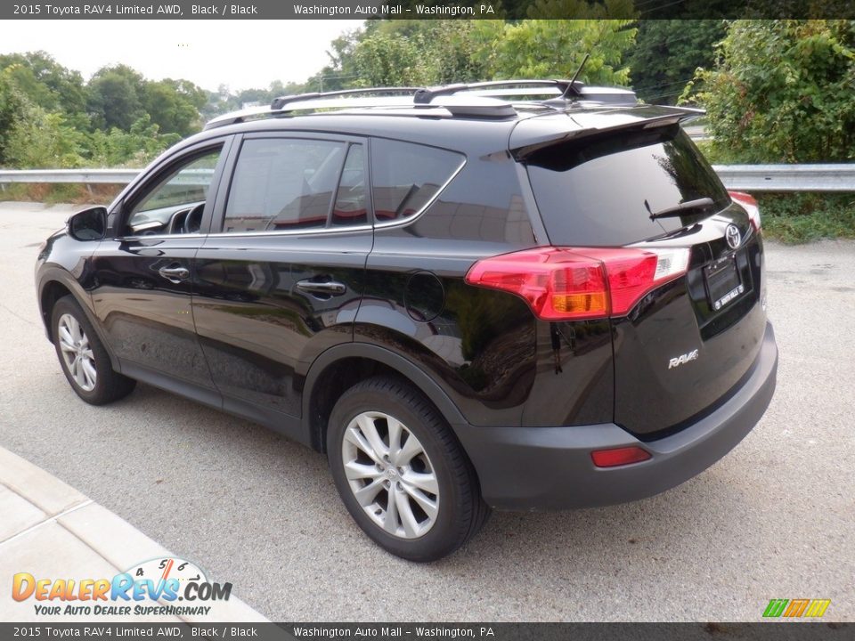 2015 Toyota RAV4 Limited AWD Black / Black Photo #14