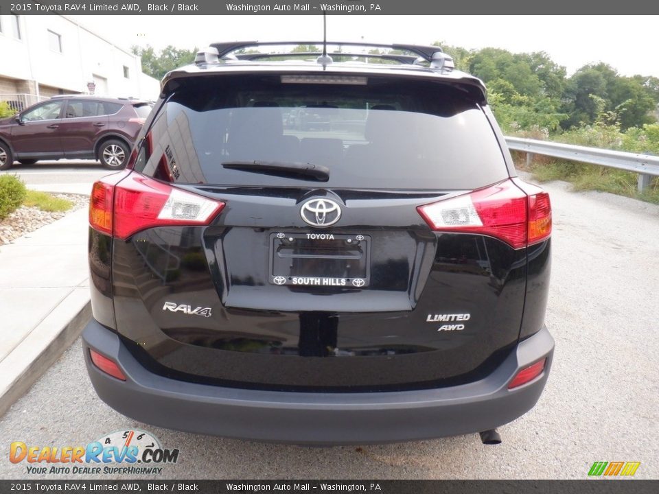 2015 Toyota RAV4 Limited AWD Black / Black Photo #15