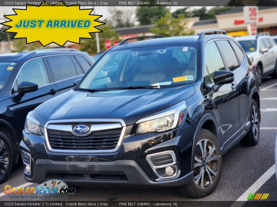 2020 Subaru Forester 2.5i Limited Crystal Black Silica / Gray Photo #1