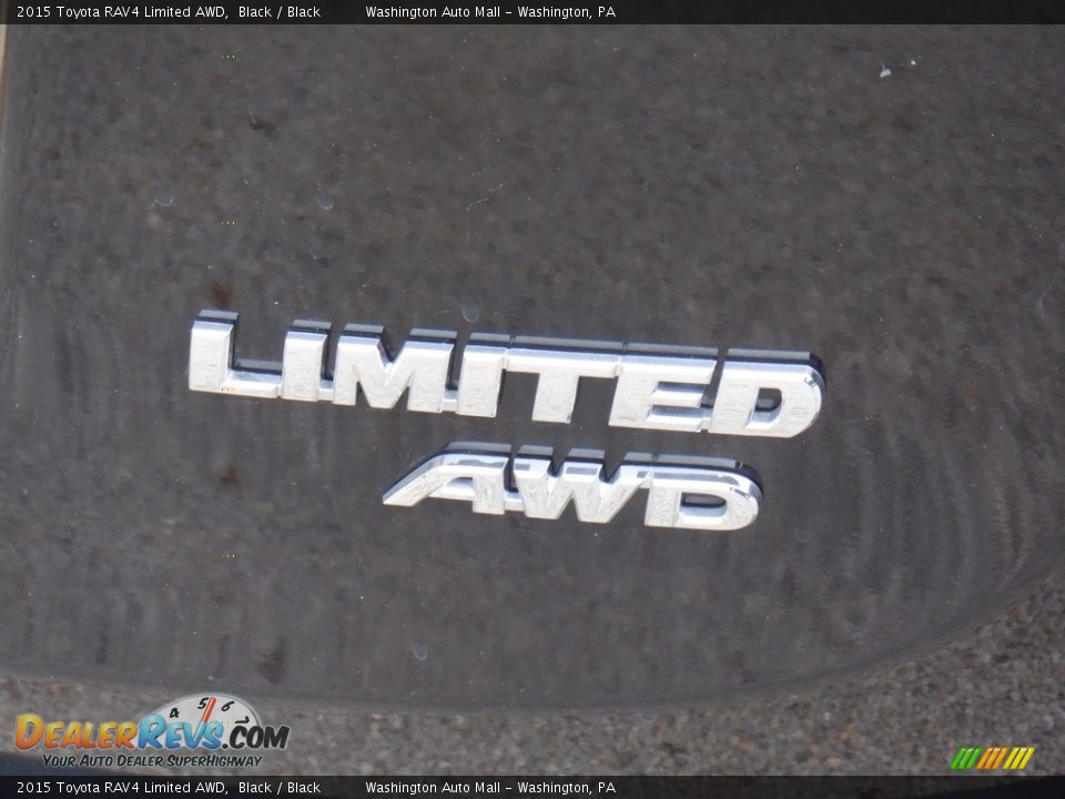 2015 Toyota RAV4 Limited AWD Black / Black Photo #16