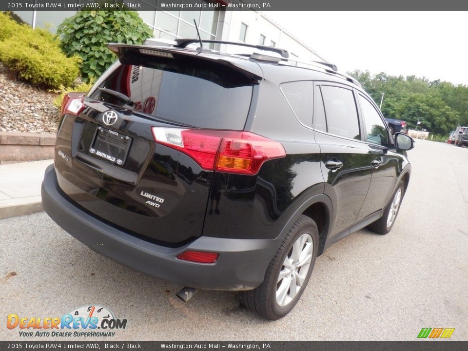 2015 Toyota RAV4 Limited AWD Black / Black Photo #17