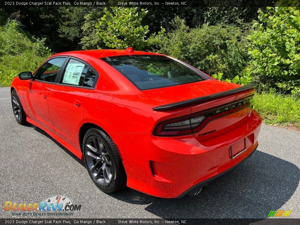 2023 Dodge Charger Scat Pack Plus Go Mango / Black Photo #8