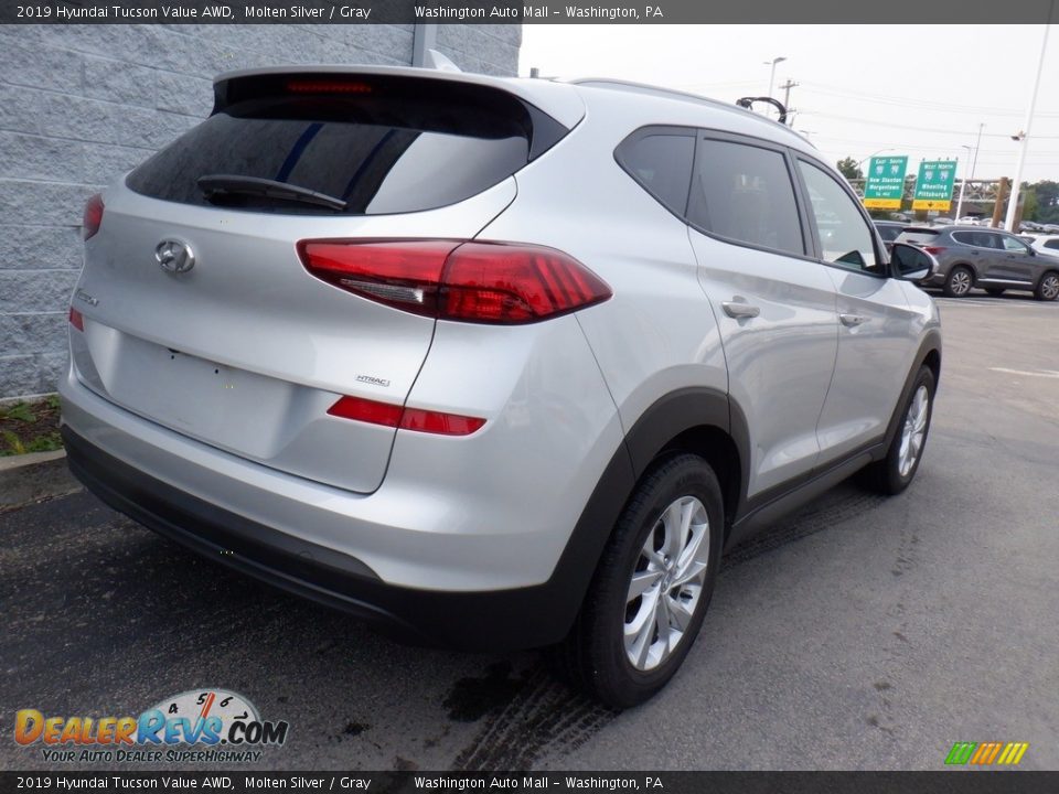 2019 Hyundai Tucson Value AWD Molten Silver / Gray Photo #8