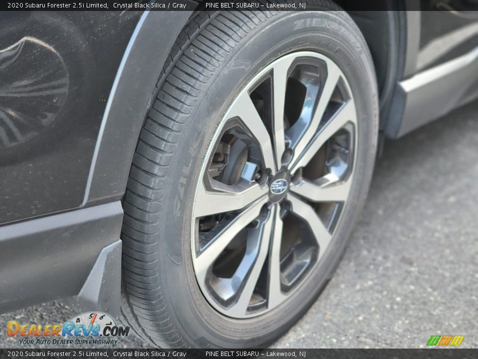 2020 Subaru Forester 2.5i Limited Crystal Black Silica / Gray Photo #6