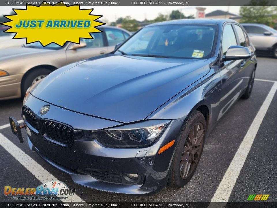 2013 BMW 3 Series 328i xDrive Sedan Mineral Grey Metallic / Black Photo #1