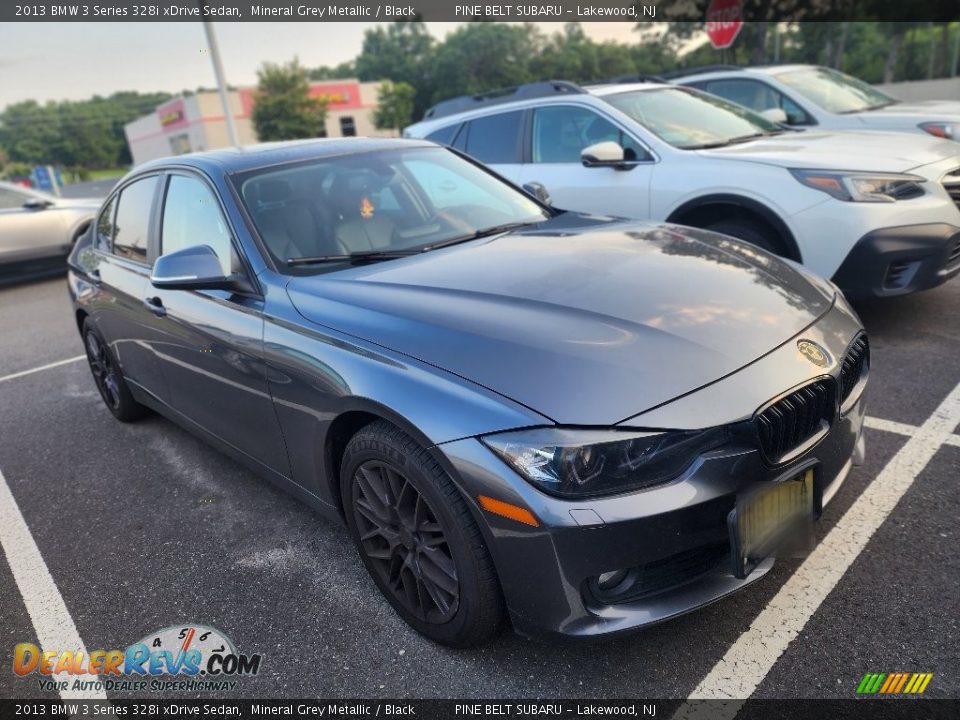 2013 BMW 3 Series 328i xDrive Sedan Mineral Grey Metallic / Black Photo #2