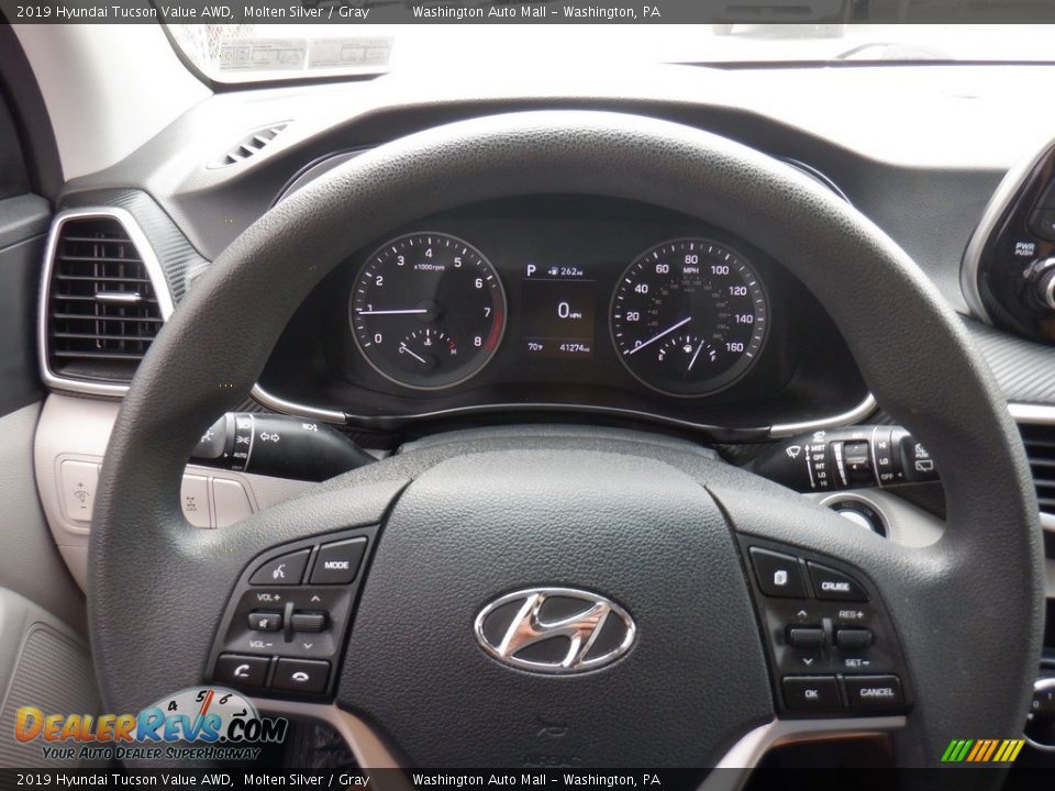 2019 Hyundai Tucson Value AWD Steering Wheel Photo #22