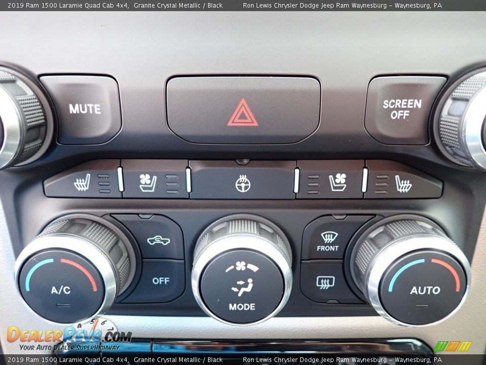 Controls of 2019 Ram 1500 Laramie Quad Cab 4x4 Photo #17