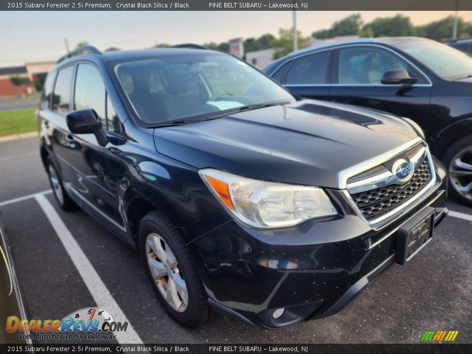 2015 Subaru Forester 2.5i Premium Crystal Black Silica / Black Photo #2