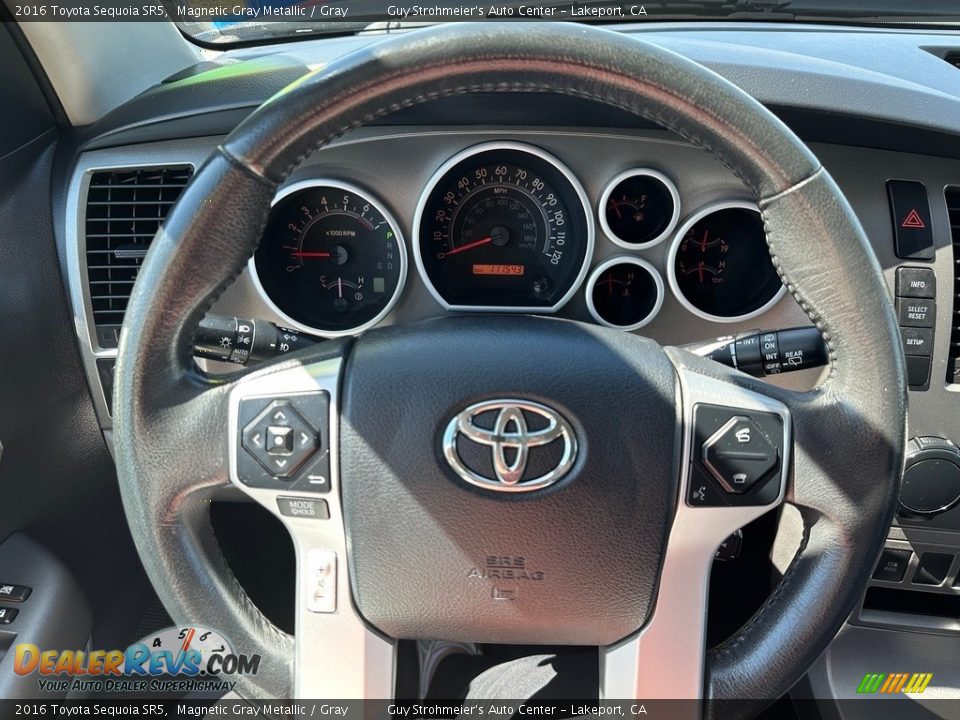 2016 Toyota Sequoia SR5 Steering Wheel Photo #8