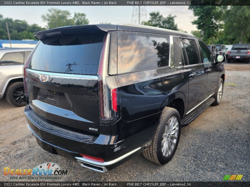 2022 Cadillac Escalade ESV Premium Luxury 4WD Black Raven / Jet Black Photo #3