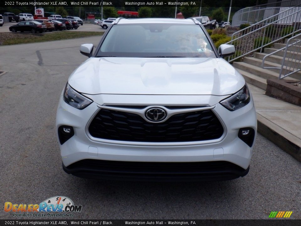 2022 Toyota Highlander XLE AWD Wind Chill Pearl / Black Photo #14